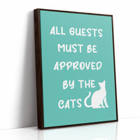 Entrance Requires Feline Approval