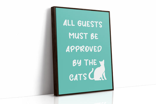Entrance Requires Feline Approval