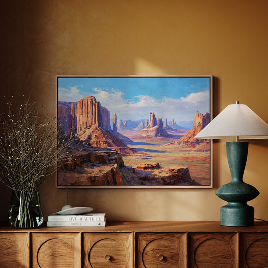 Monoliths Dance Under Desert Light