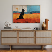 Prairie Wolf Watches Morning Rise