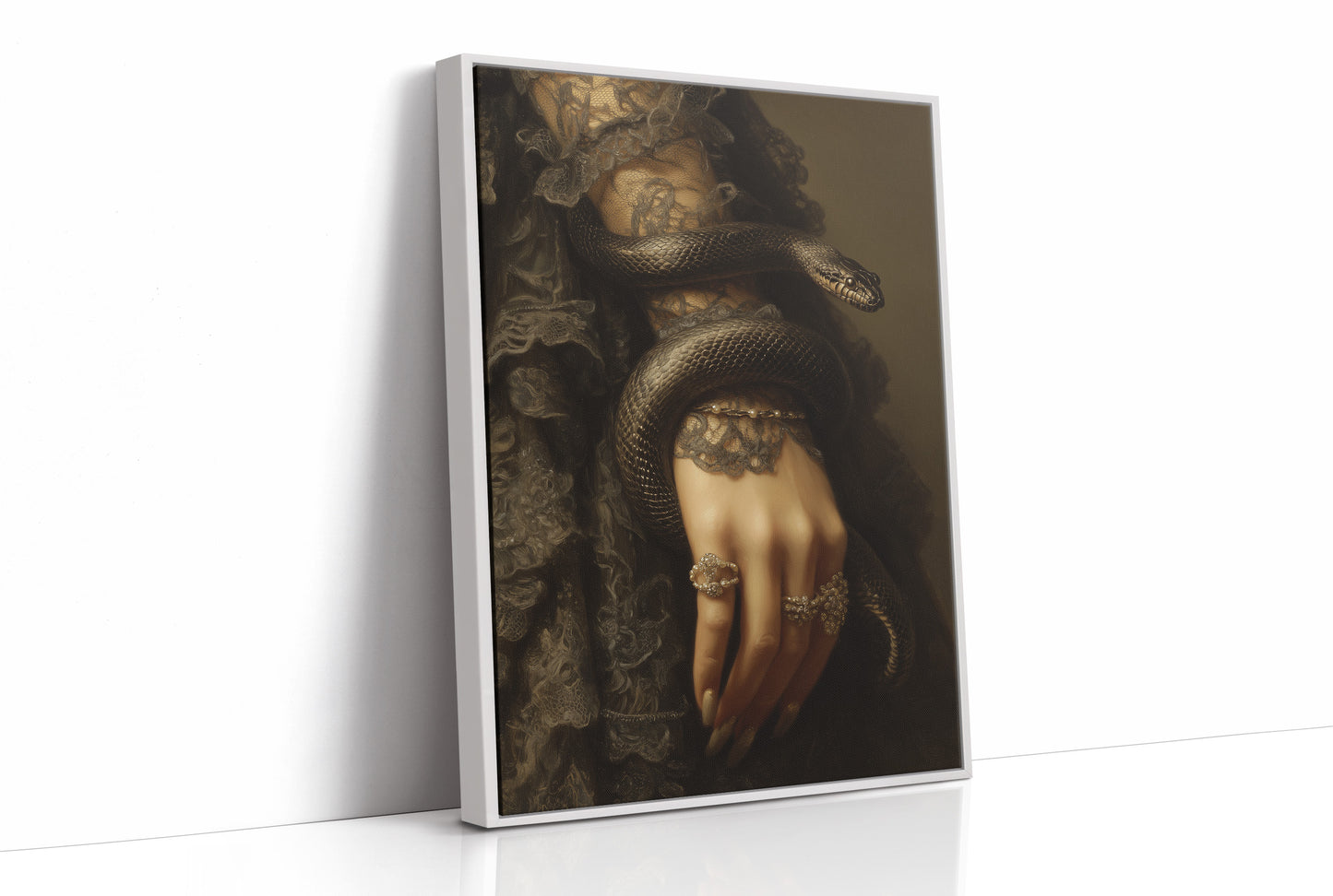 Temptation Coils Through Ancient Lace