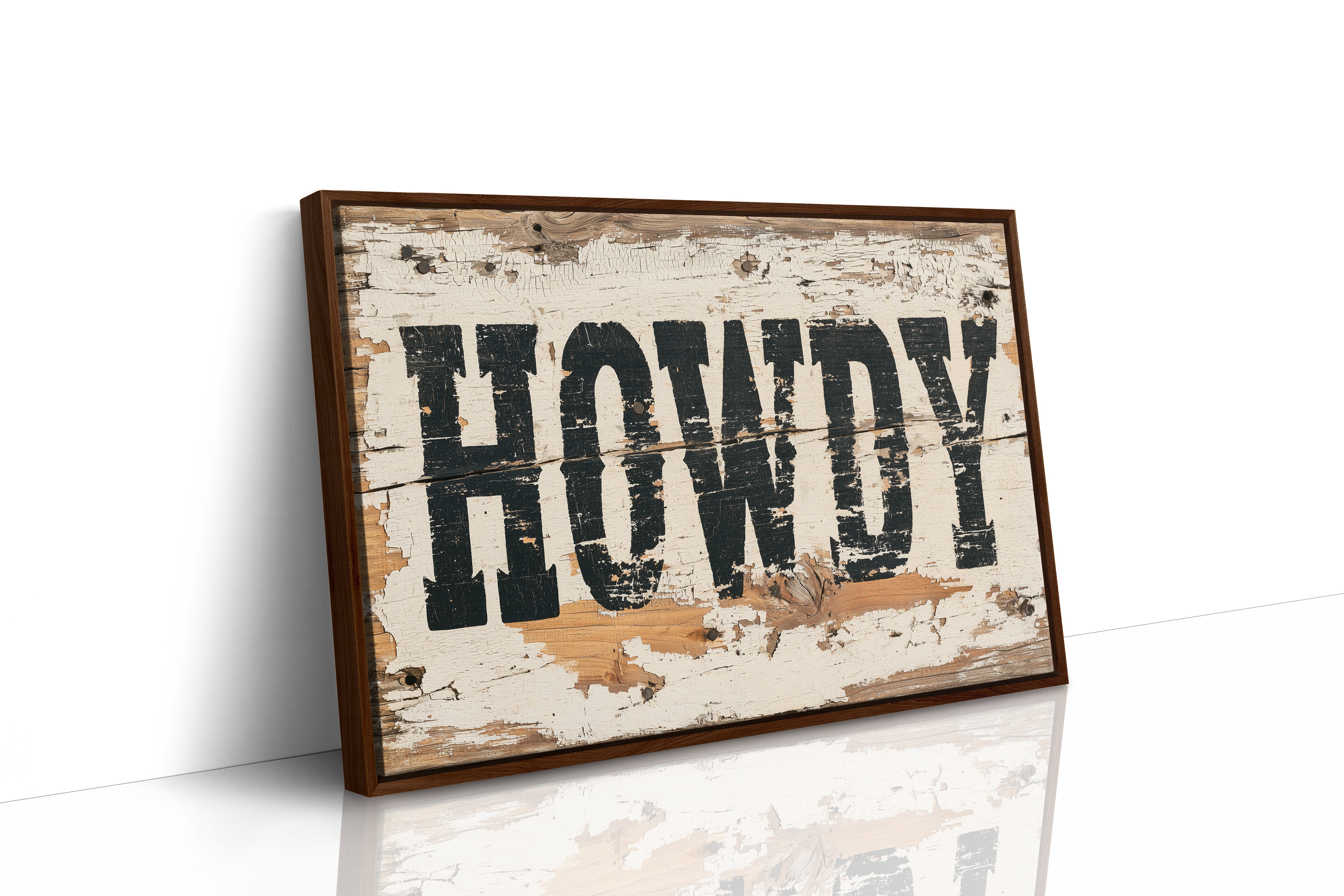Howdy, Weathered Wood