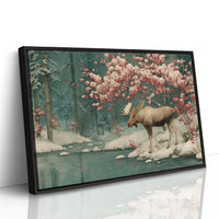 Moose Beneath the Blossoms