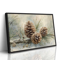 Winter Pinecones Share Gentle Stories