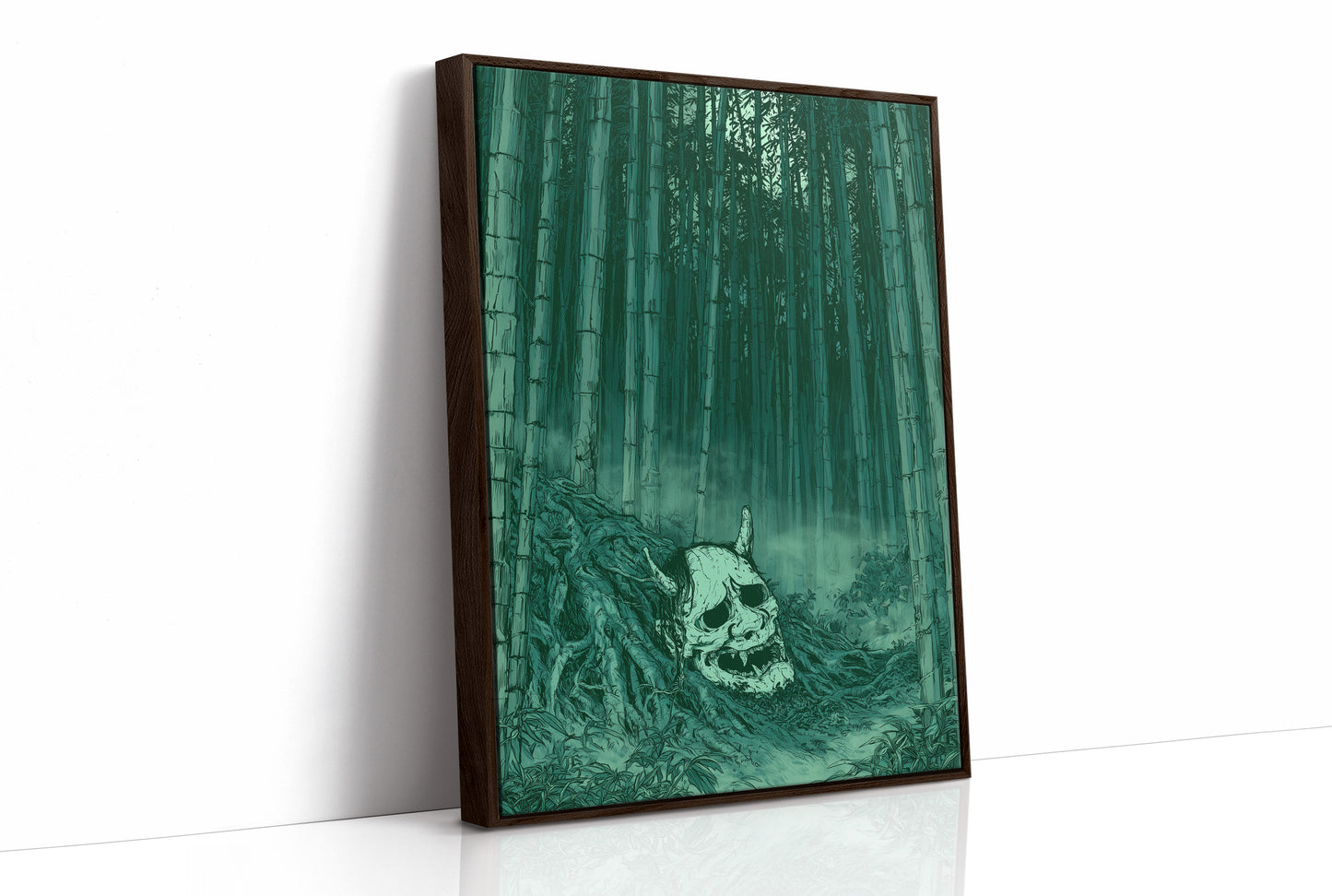 Oni Skull in the Bamboo Grove