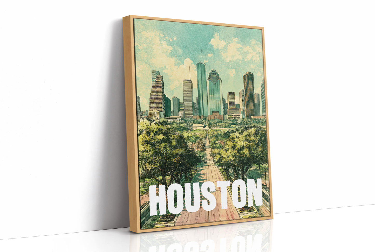 Houston, Riso Print