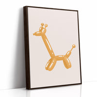A Giraffe's Playful Journey