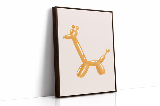 A Giraffe's Playful Journey