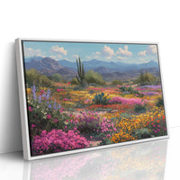 Saguaros Dance Through Wildflower Symphony