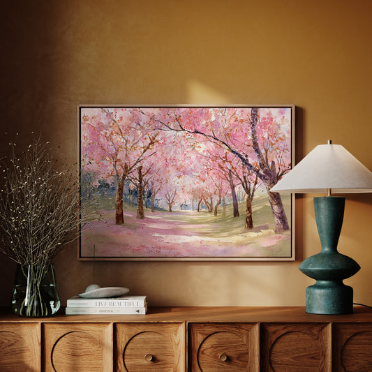 Cherry Path Leads To Spring