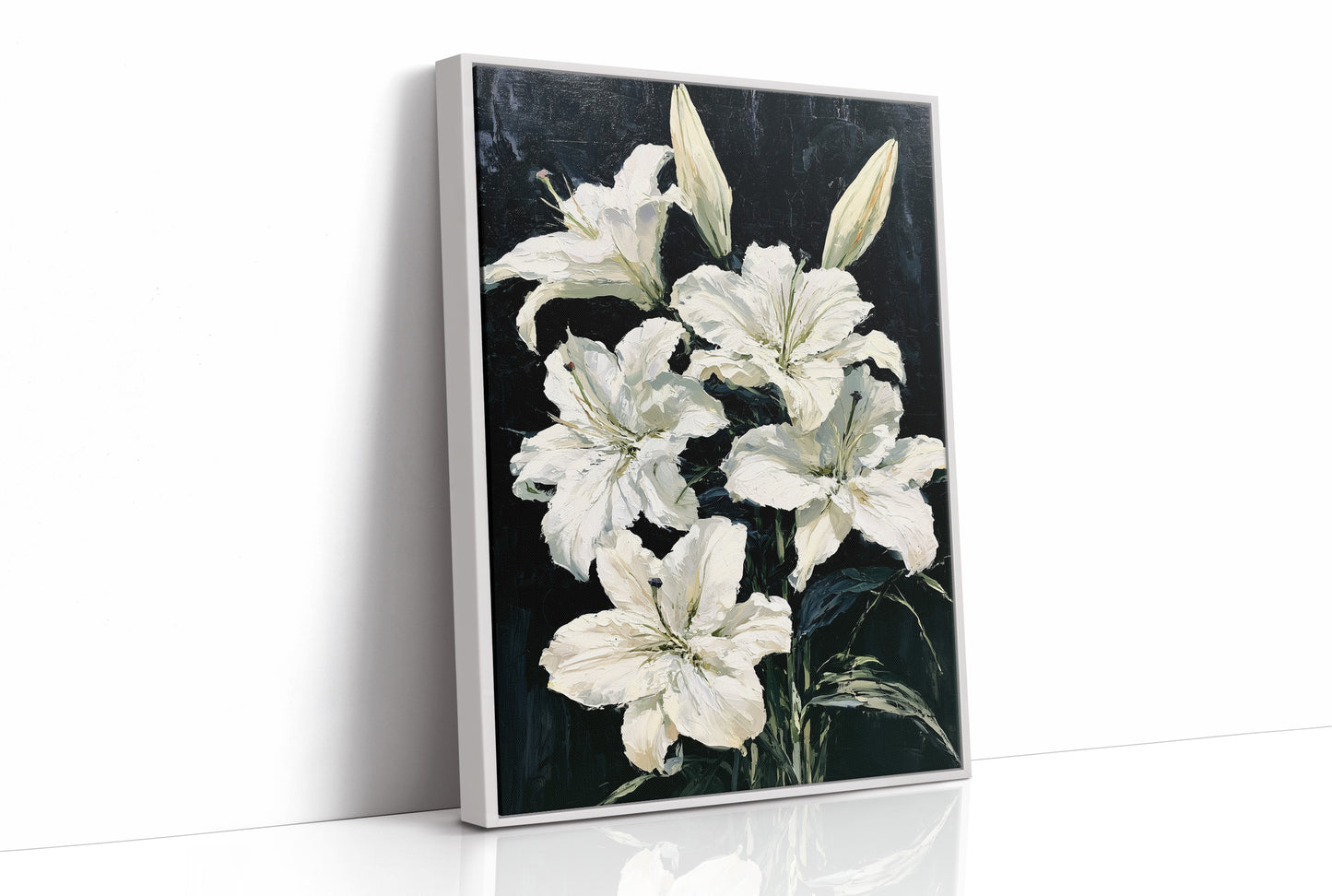 Lilies Against the Dark