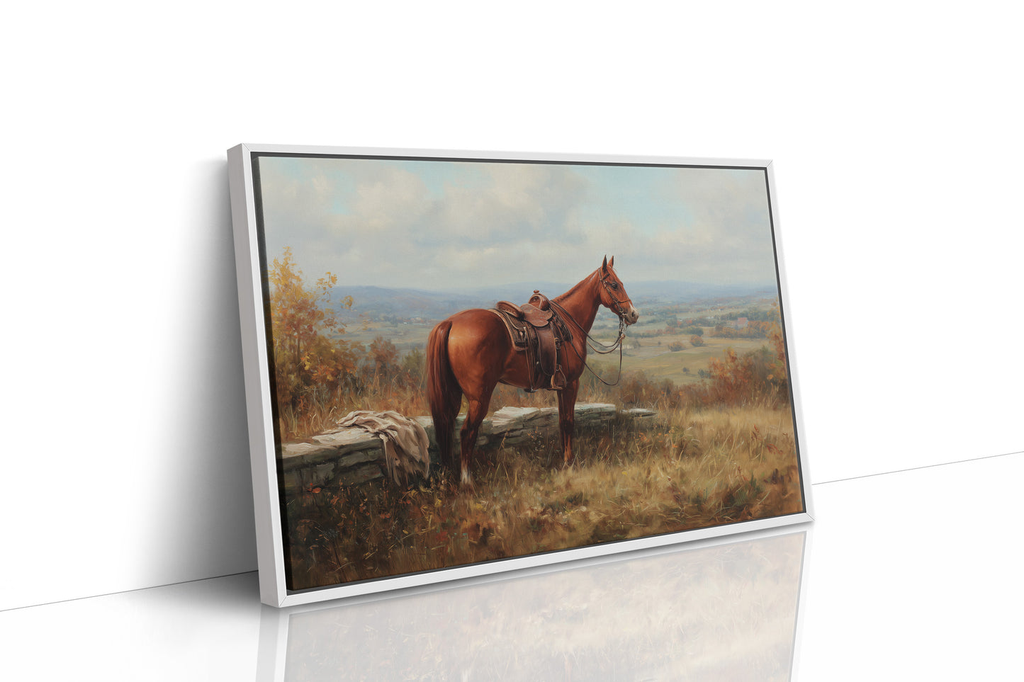 Chestnut Companion Awaits The Rider