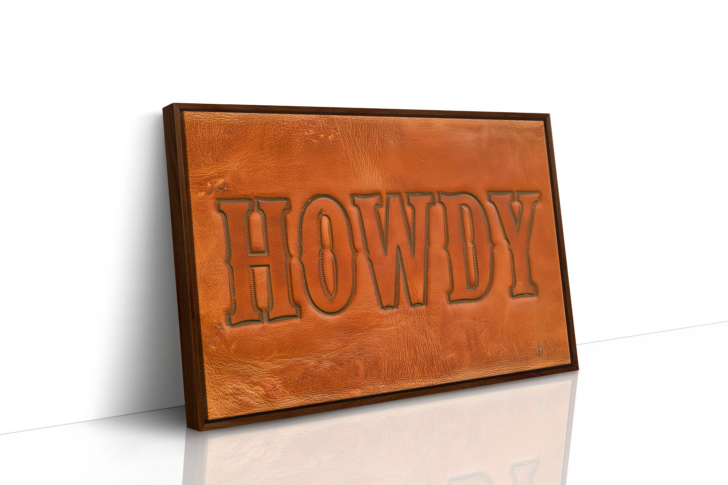 Howdy, Tooled In Leather