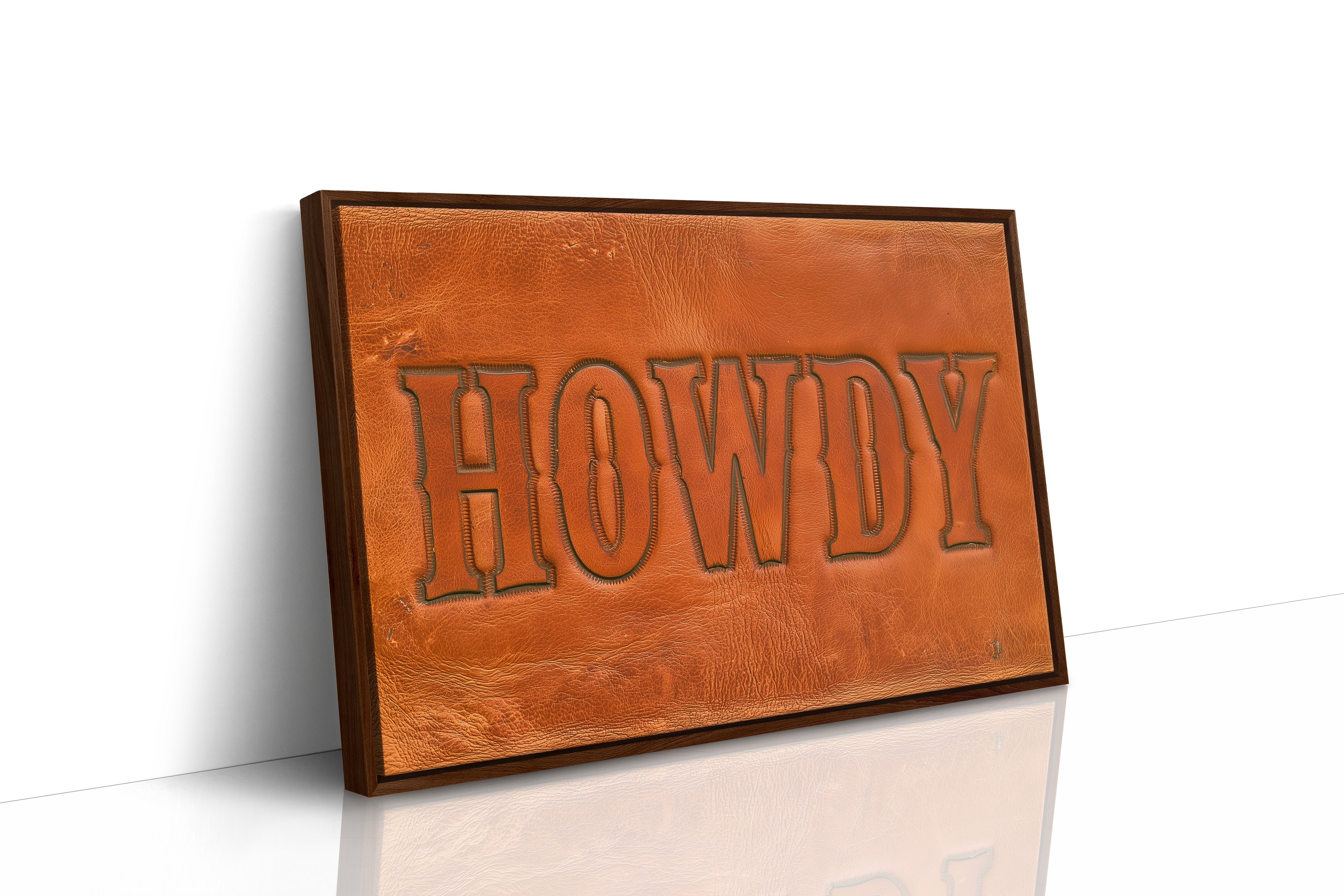 Howdy, Tooled In Leather