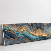 Gilded Tides in Stone