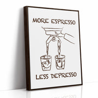 Coffee Wisdom Flows In Brown Lines