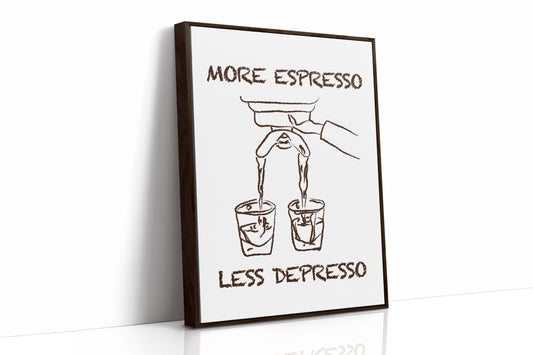 Coffee Wisdom Flows In Brown Lines