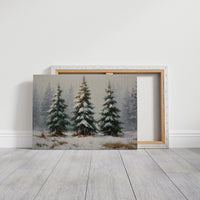 Snow Laden Pines Share Winter Tales