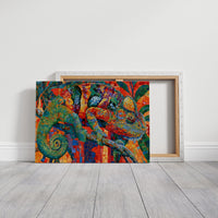 Mosaic Chameleon Color Burst