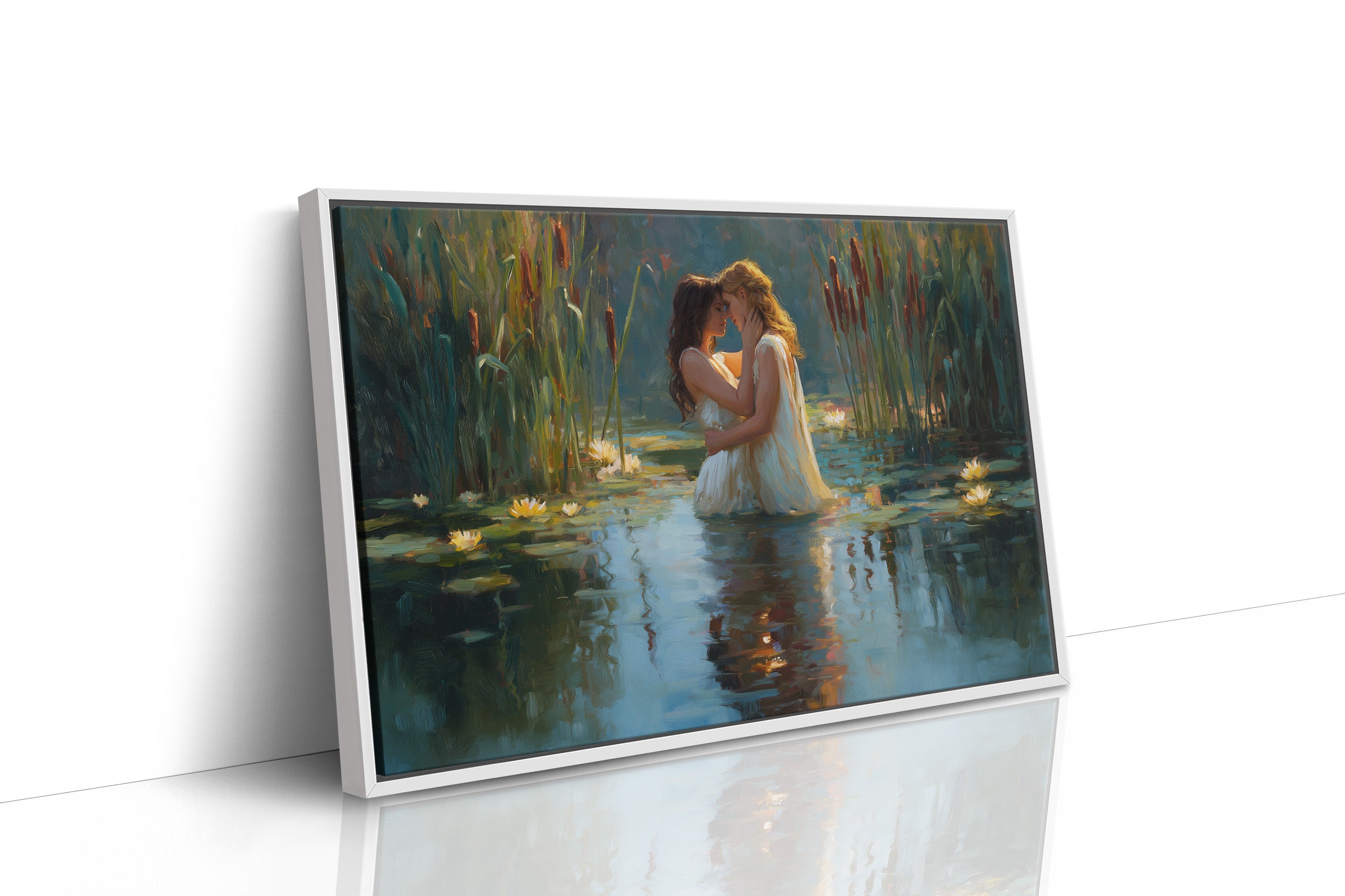 Tender Waters Among Lily Blooms