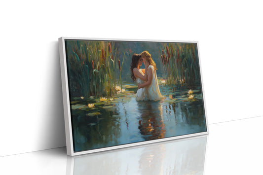 Tender Waters Among Lily Blooms