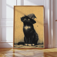 The Enchanted Feline Stares Back