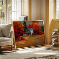 Harvest Home Beneath Fiery Canopy
