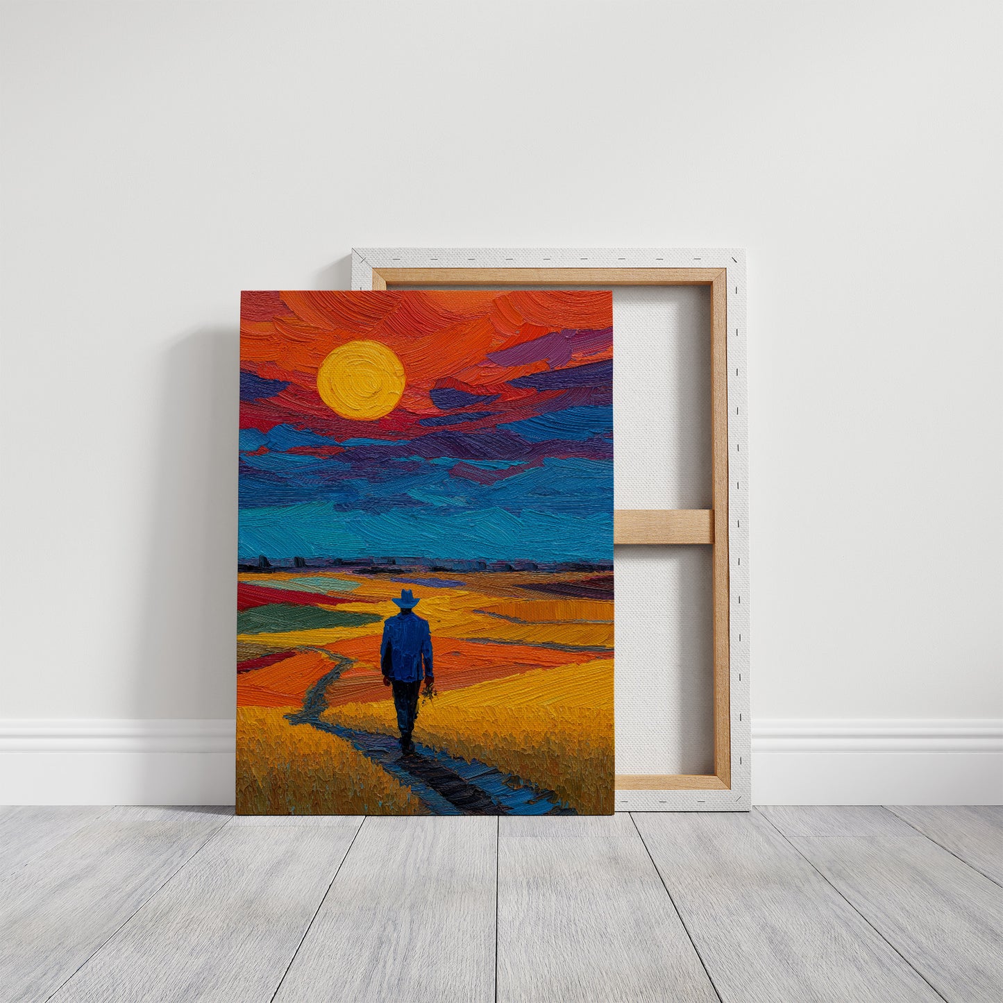 He Walked Until the Sky Caught Fire