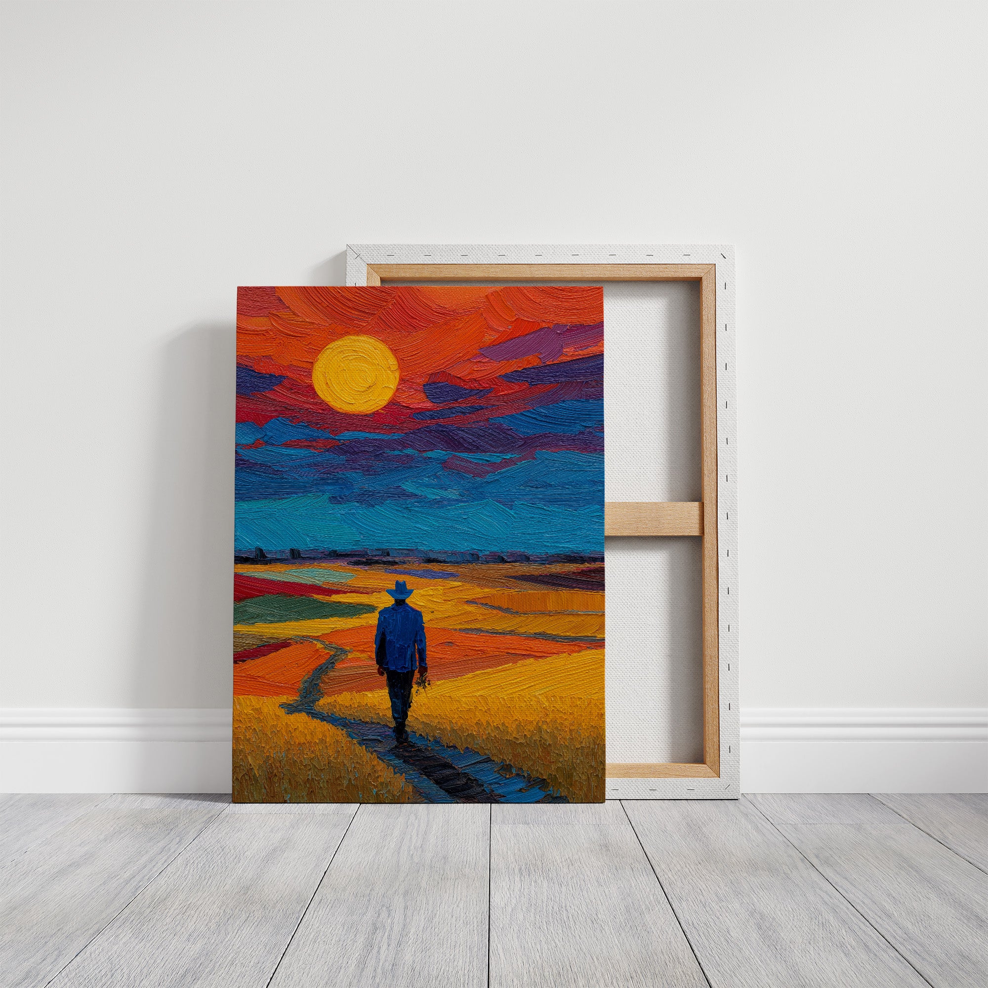 He Walked Until the Sky Caught Fire