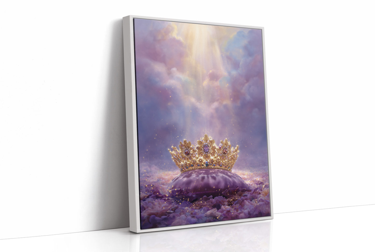 Heavenly Crown Amid Violet Skies