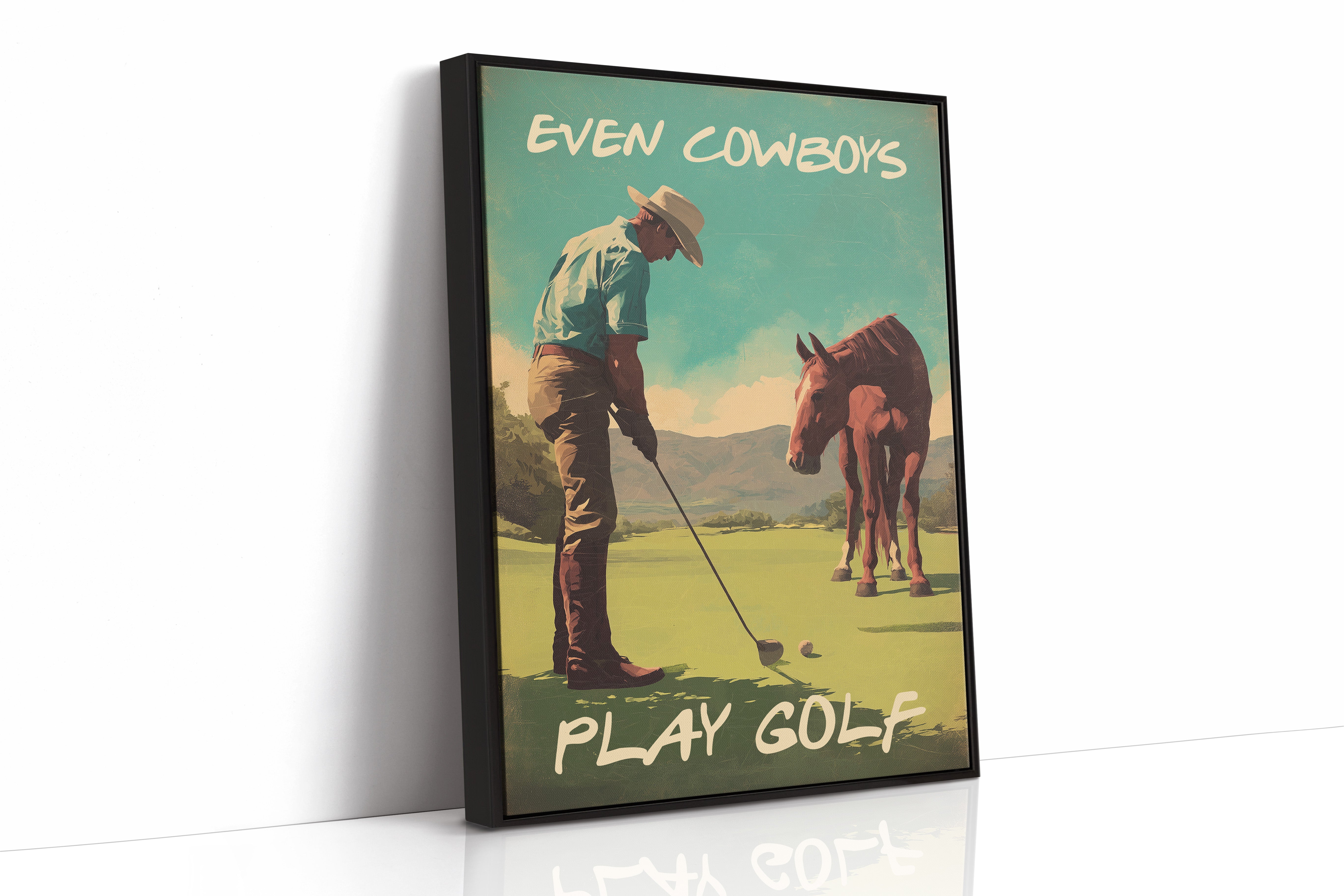 Even Cowboys Play Golf