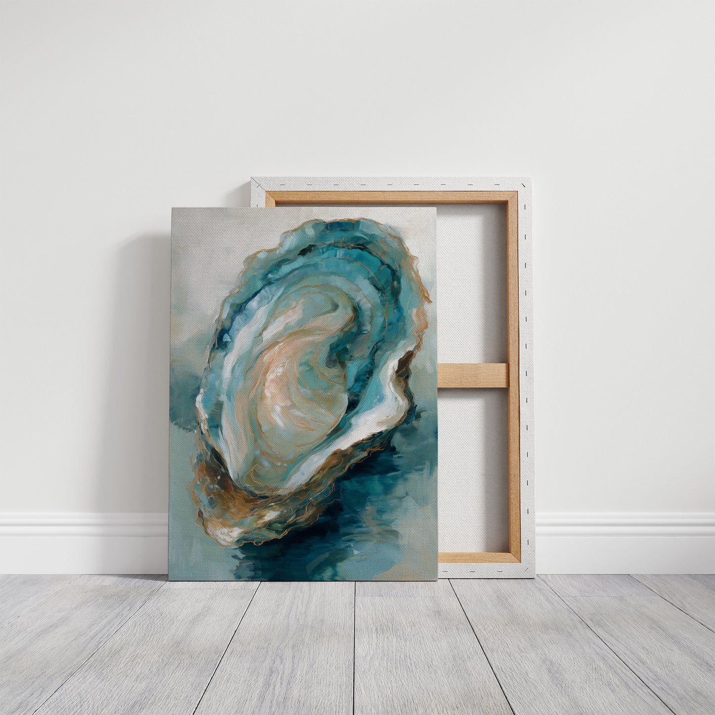 Tidal Memories In Aqua Gold