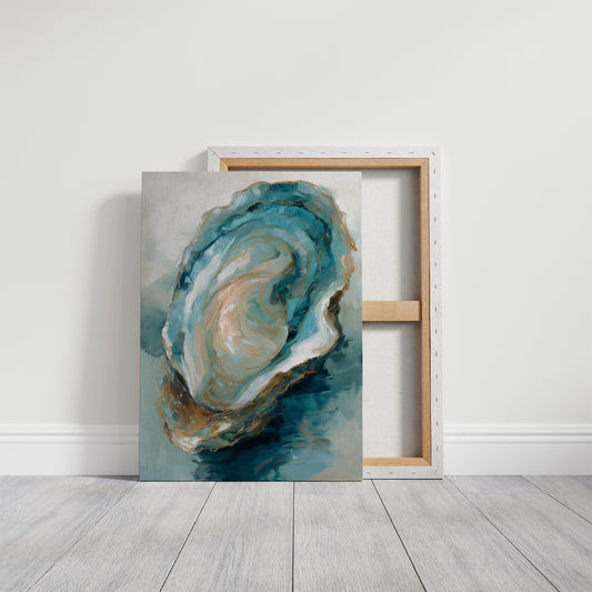 Tidal Memories In Aqua Gold