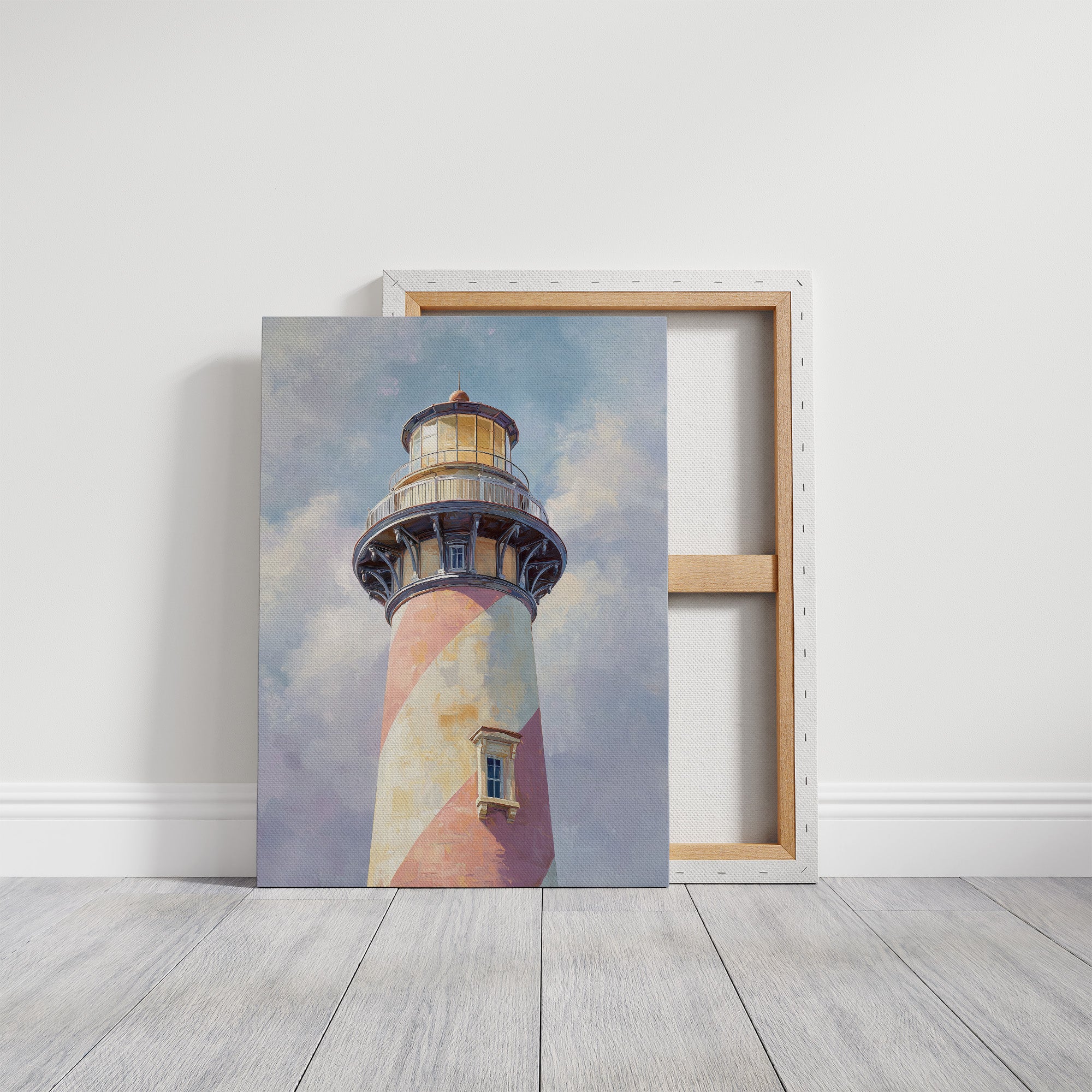 Coastal Guardian's Pastel Embrace