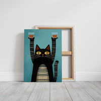 Feline Festivities: A Toast to Mischief