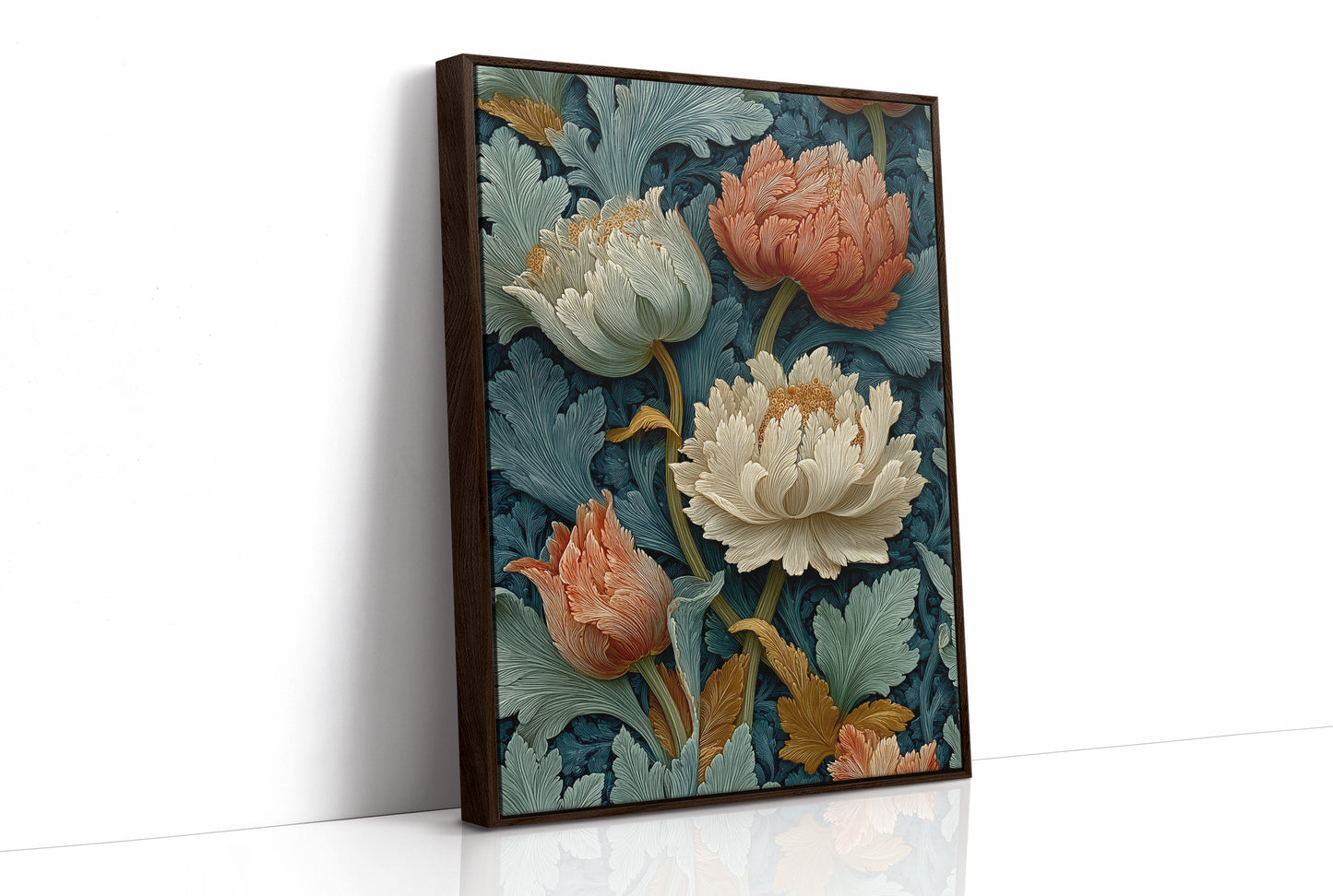 Peonies in the Old Pattern