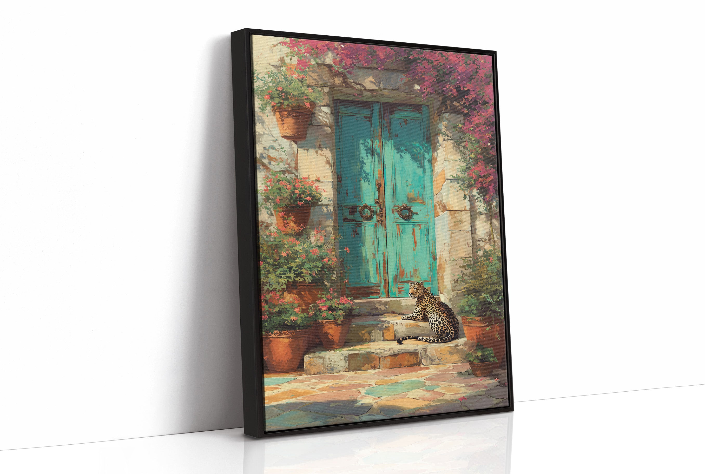 Unexpected Guest at the Turquoise Door