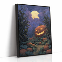 Grinning Beneath the Harvest Moon