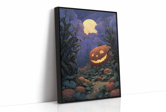 Grinning Beneath the Harvest Moon