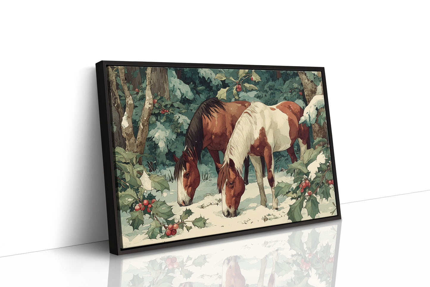 Grazing Through the Winter Woods