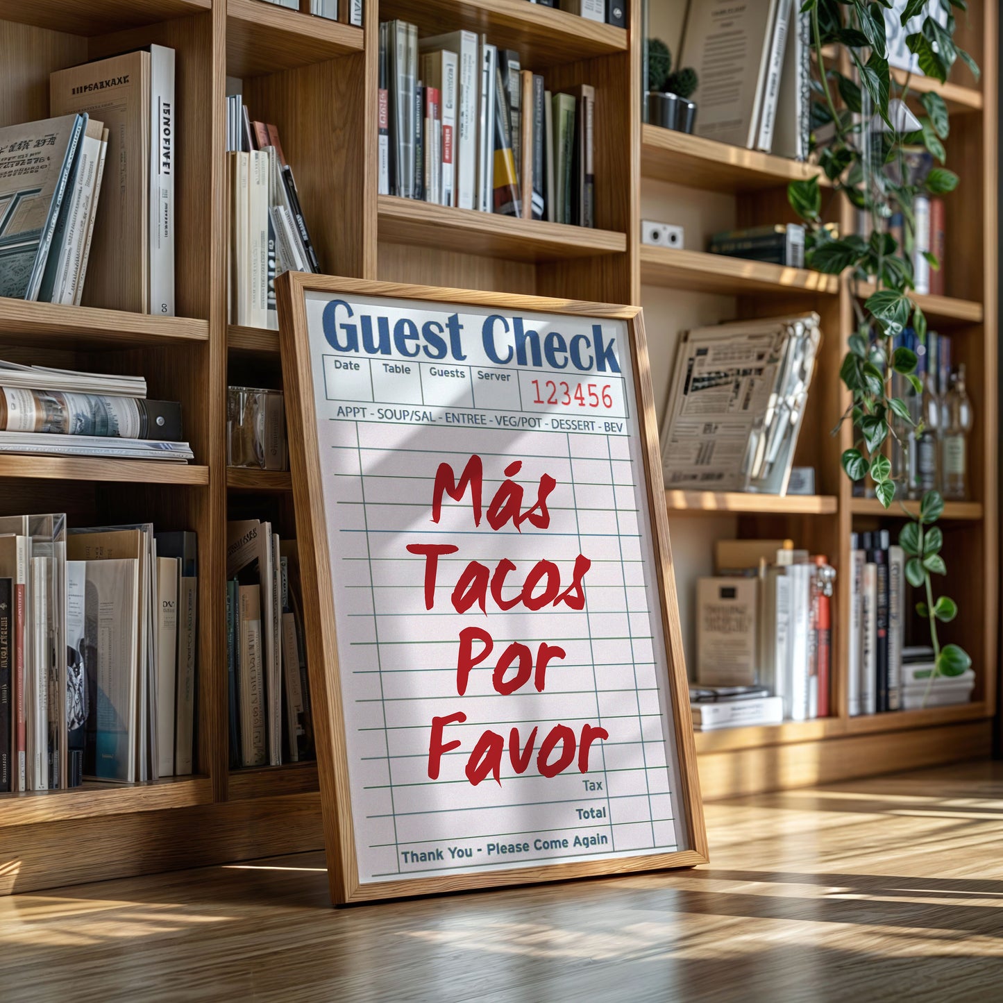 Red Letters Order Kitchen Magic