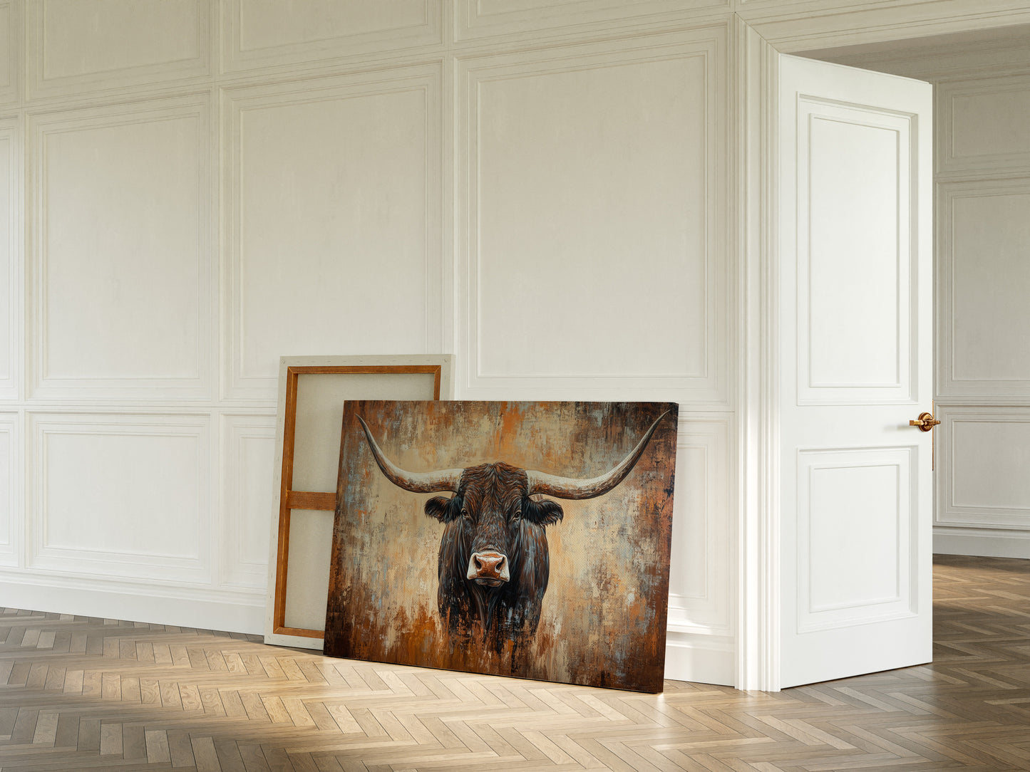 Longhorn Tales In Copper Light