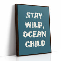 Ocean Letters Carved In Morning