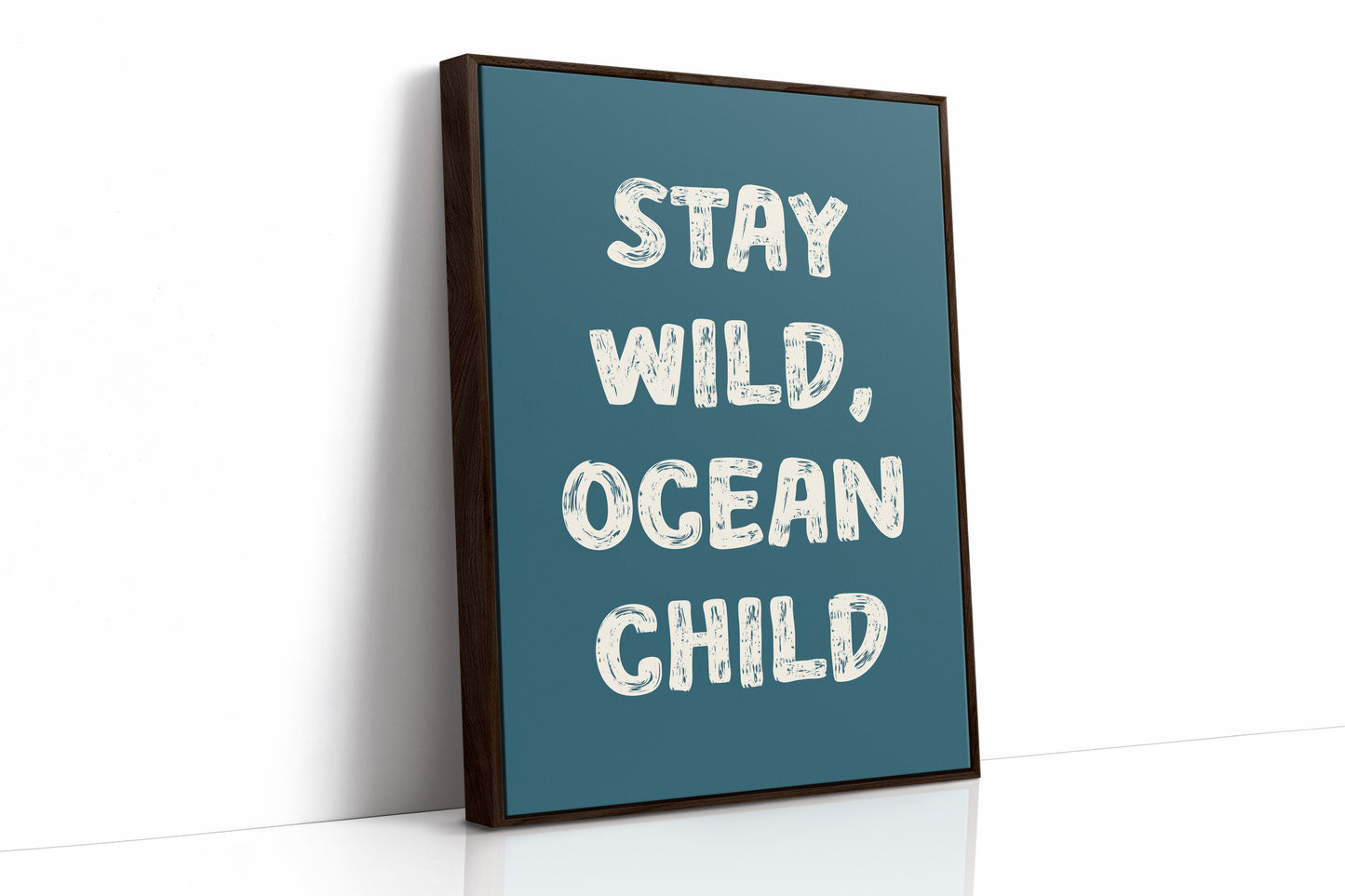 Ocean Letters Carved In Morning