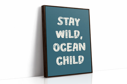 Ocean Letters Carved In Morning