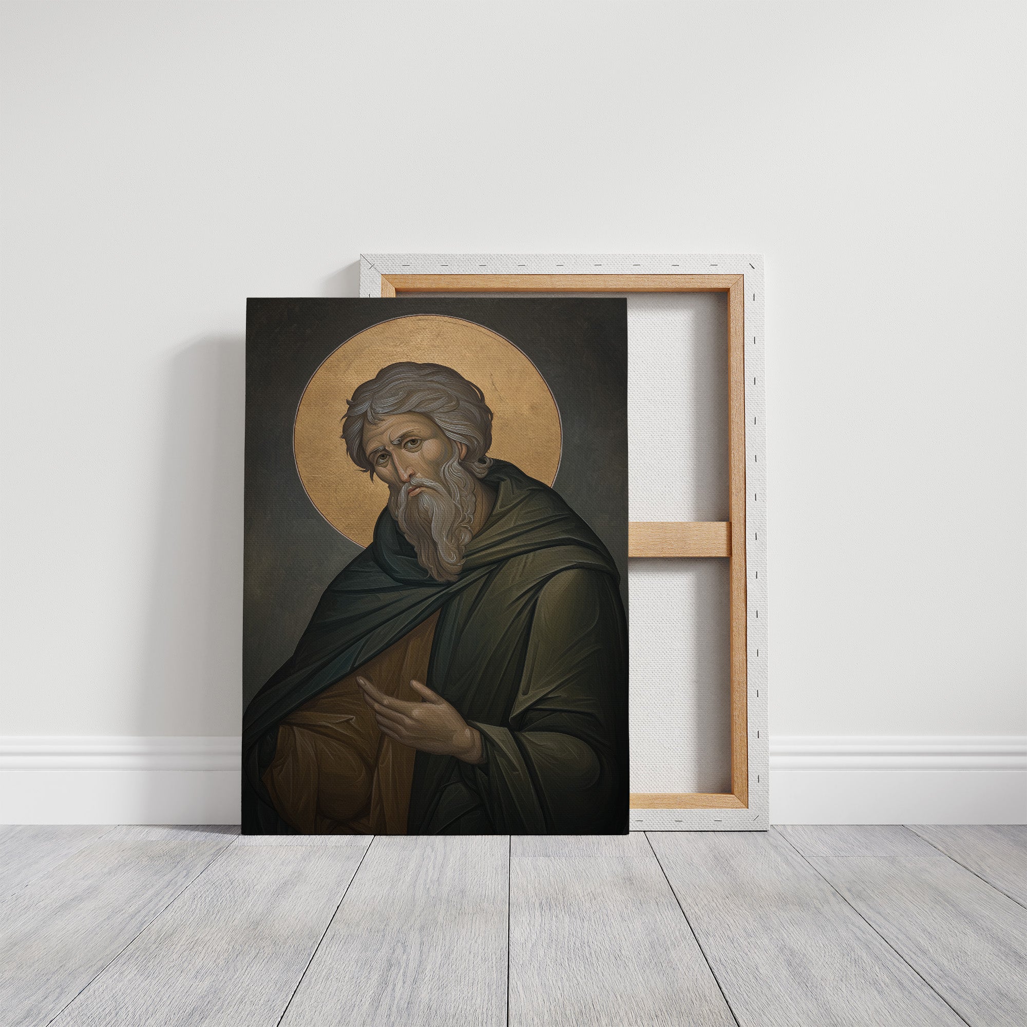Byzantine Contemplation in Emerald Robes