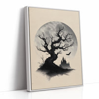 Ancient Branches Against Distant Spires