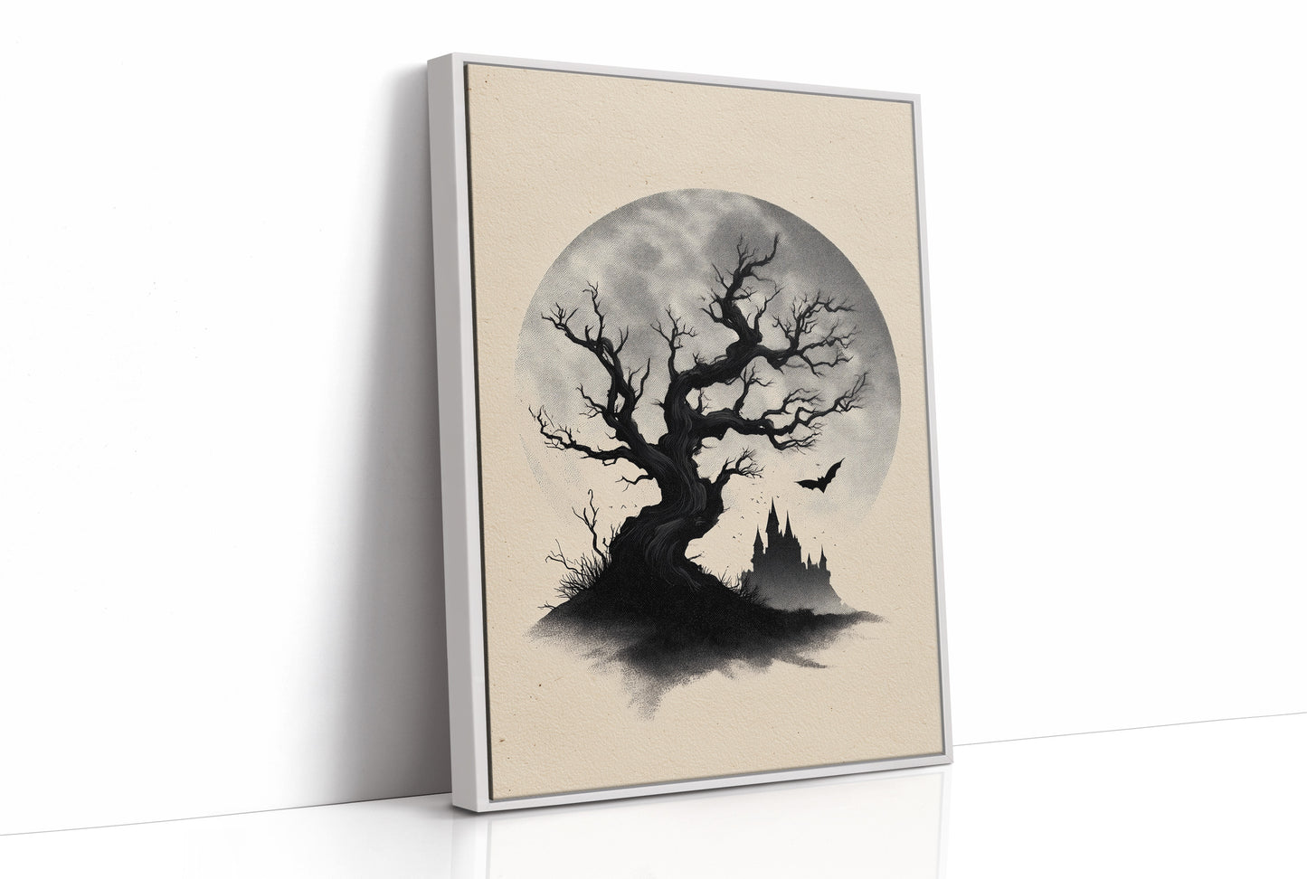 Ancient Branches Against Distant Spires