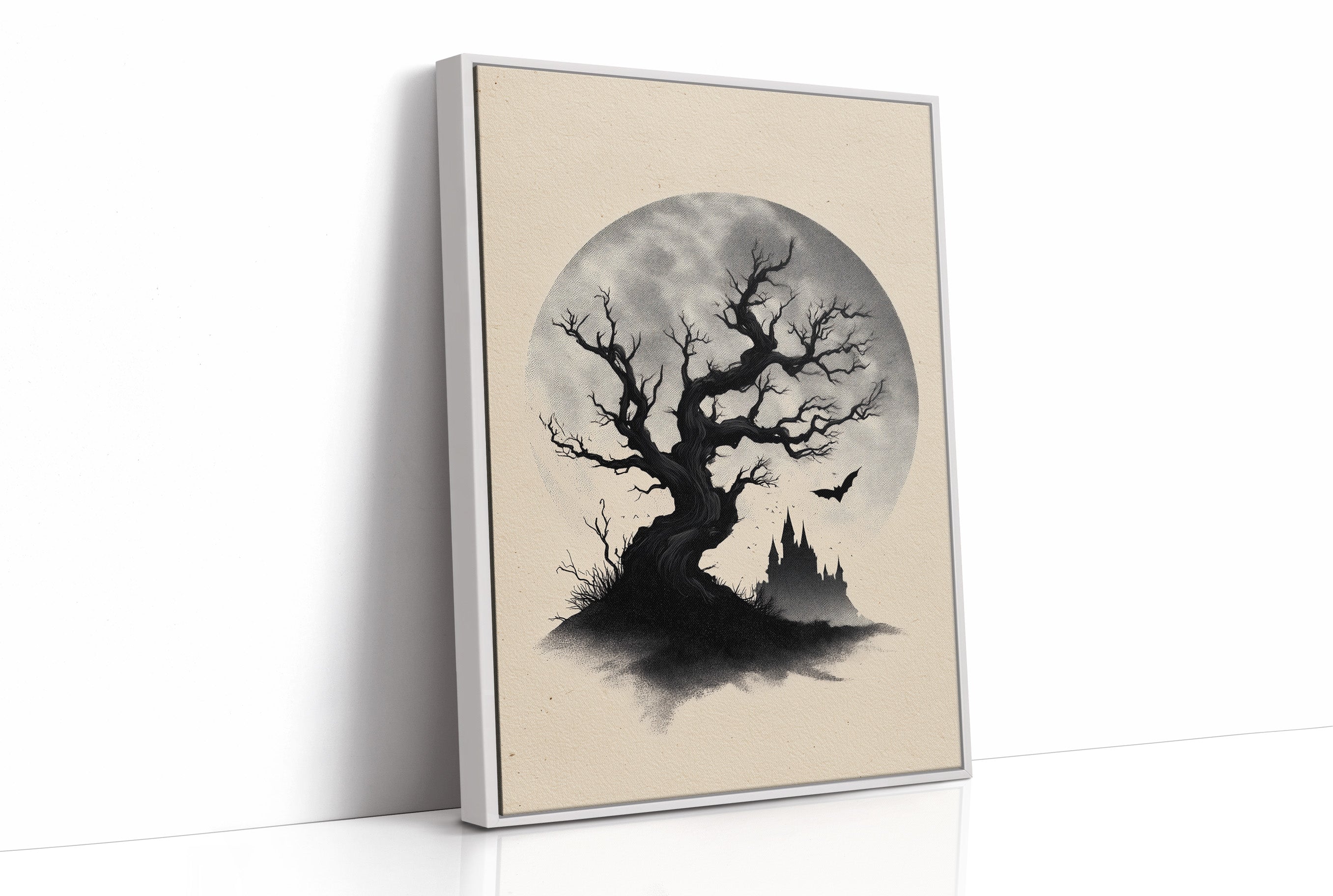 Ancient Branches Against Distant Spires