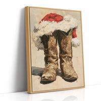 Boots Under the Mistletoe